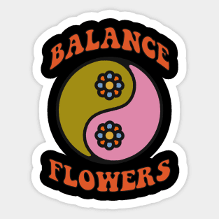 Balance flowers Sticker